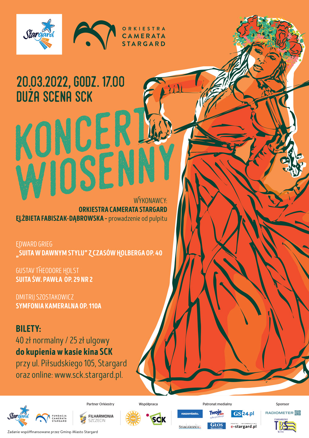 Koncert Wiosenny Orkiestra Camerata Stargard