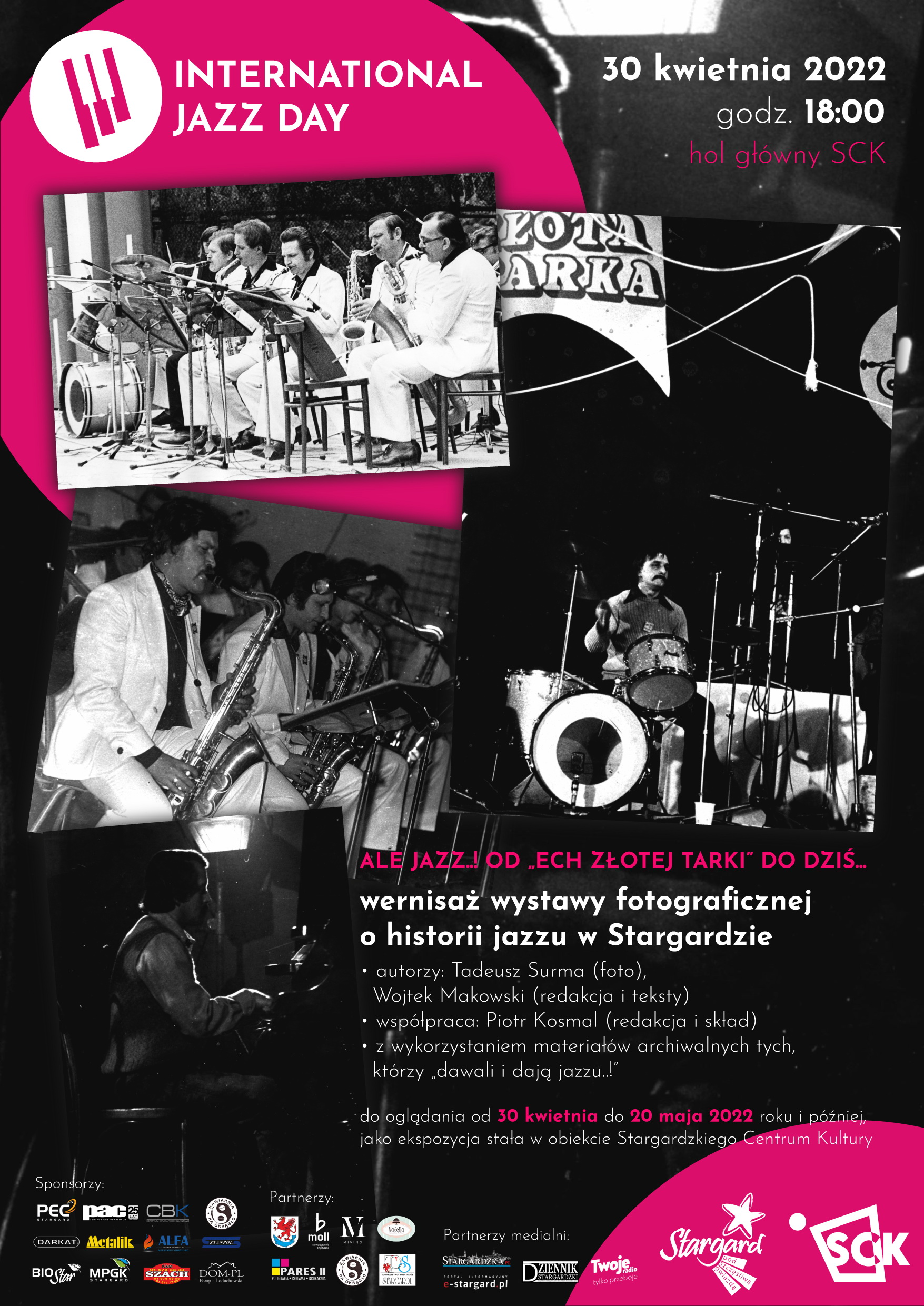 Wernisaż wystawy fotograficznej o historii jazzu w Stargardzie