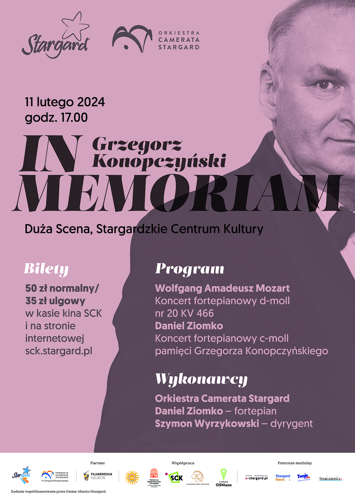 Koncert Orkiestry Camerata Stargard. Grzegorz Konopczyński In memoriam.