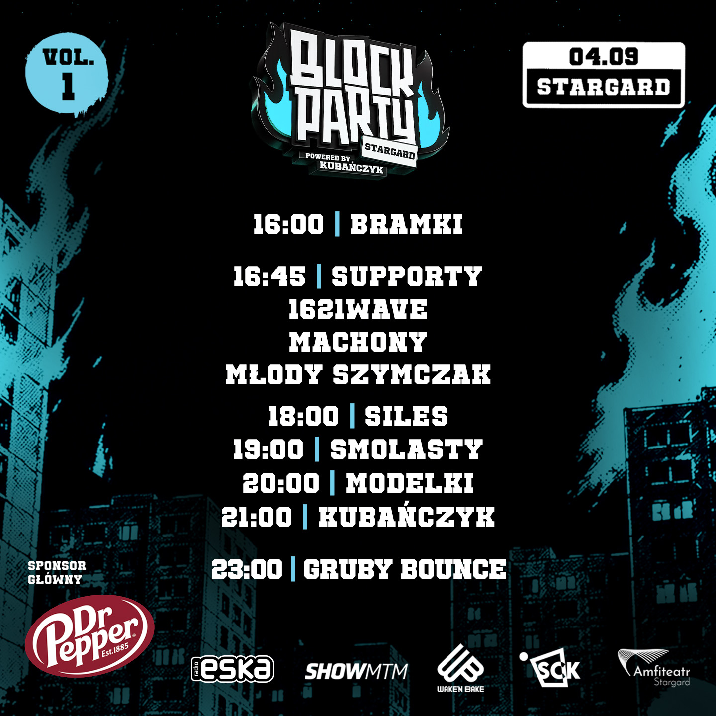 block party godziny kwadrat fin