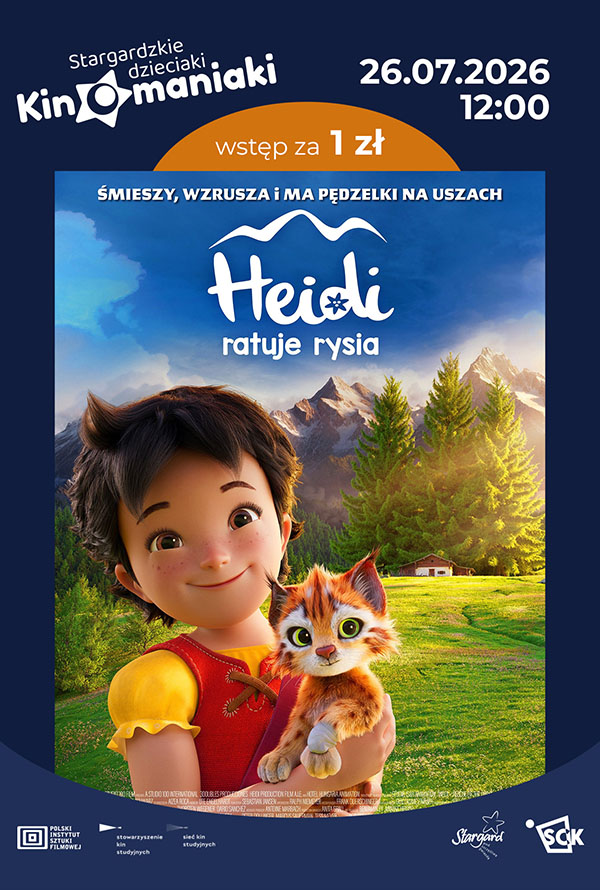 Kinomaniaki: Heidi ratuje rysia - plakat